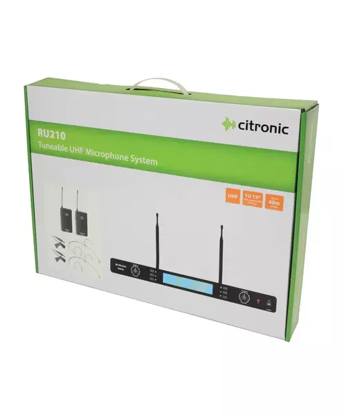 Citronic RU210-N Dual Multi-UHF Neckband/Lavalier System 171.971UK