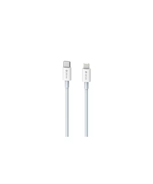 Devia-1m-(20W)-Power-Delivery-Type-C-to-Non-MFI-Lightning-Cable-White