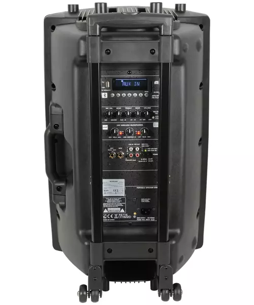 QTX QX15PA-Plus Portable PA 15'' BT/USB/UHF Mic 178.857UK