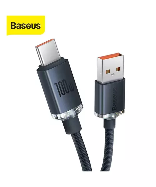 Baseus Crystal Shine USB to Type-C 100W 1.2m Black