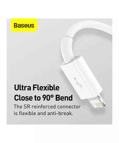 Baseus Cable Superior Series 3-in-1 1.5m White