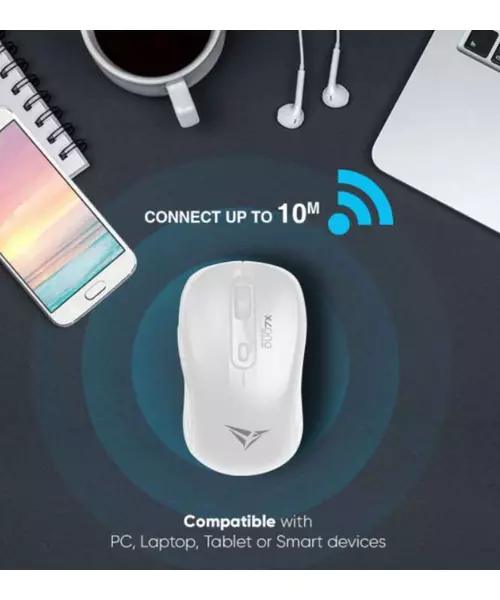 Alcatroz Airmouse Duo 7X Wireless/BT Mouse White