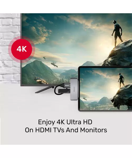 Unitek D1034A Type-C Hub USB3.1 HDMI/Audio/PD (Best for iPad Pro)