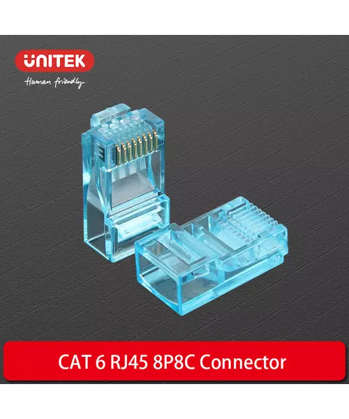 Unitek Y-OT19TP CAT6 RJ45 Connector 100pcs