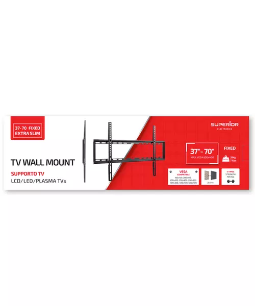 Superior SUPSTV006 TV Wall Support Fixed Slim 60x40