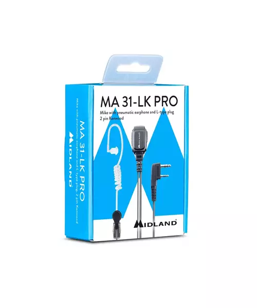 Midland MA31-LK PRO Earphone with Microphone 2-Pin Kenwood