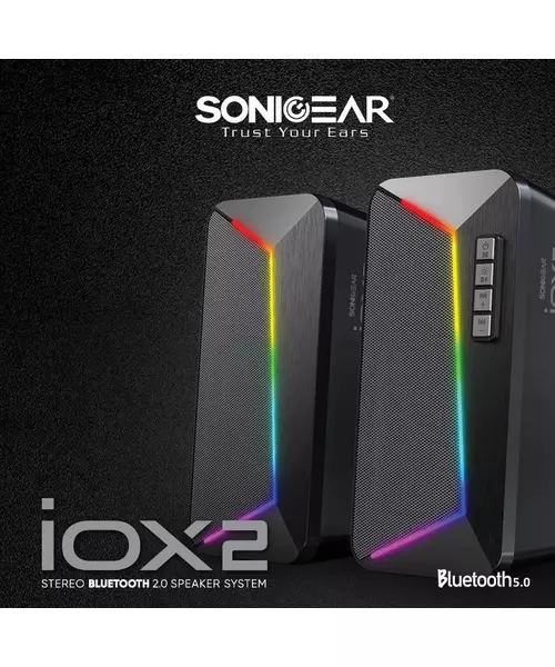 SonicGear IOX 2 Stereo Bluetooth PC Speakers
