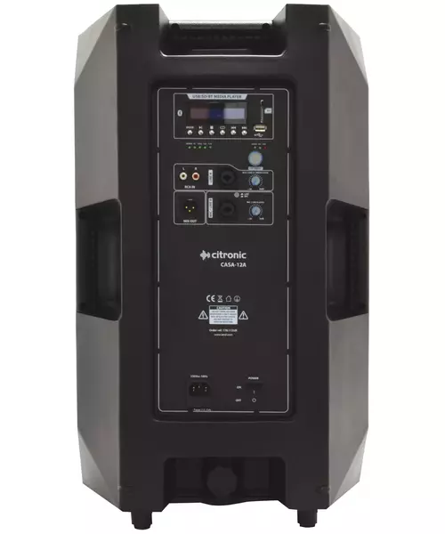 Citronic CASA-12A Active 12" Speaker USB/BT/DSP 178.112UK