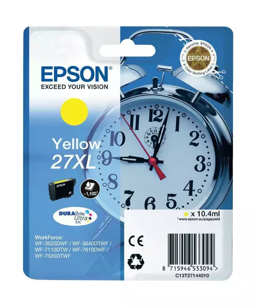 EPSON INK CARTRIDGE T2714 (27YELLOW XL)