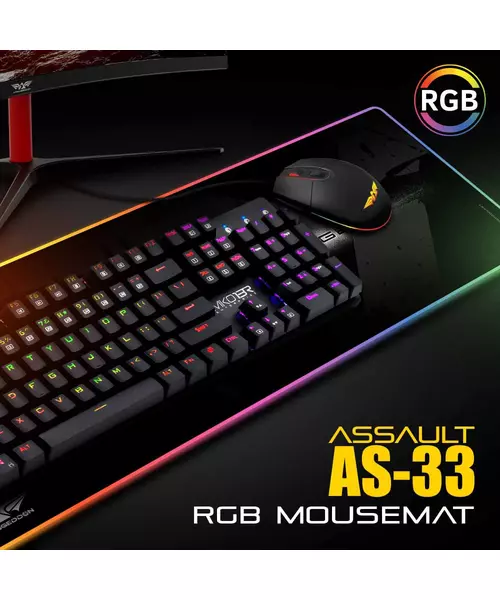 Armaggeddon AS-33R Pro Gaming Large RGB Mousemat