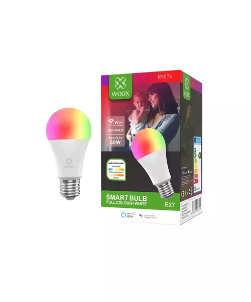 WOOX R9074 E27 10W Wi-Fi Smart LED Bulb RGB & CCT