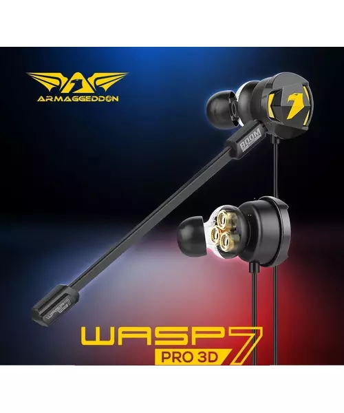 Armaggeddon Wasp 7 Pro 3D Gaming Earphones With Triple Neodymium Driver