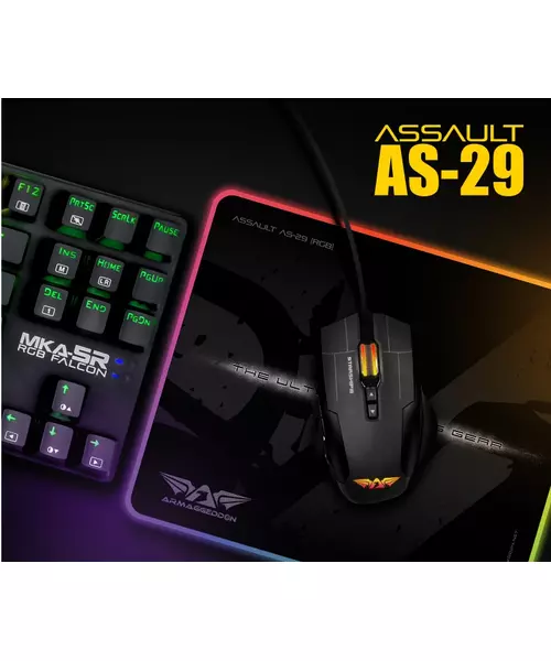 Armaggeddon AS-29R Pro Gaming RGB Mousemat