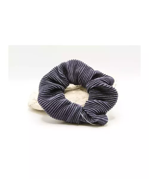 Blue thin Handmade Scrunchie