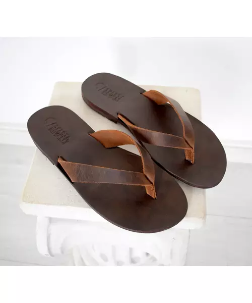Flip-flop-Greek-Leather-sandals