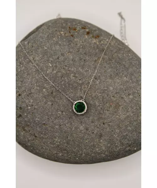 Κολιέ Ροζέτα Πράσινο/Rosetta necklace Green
