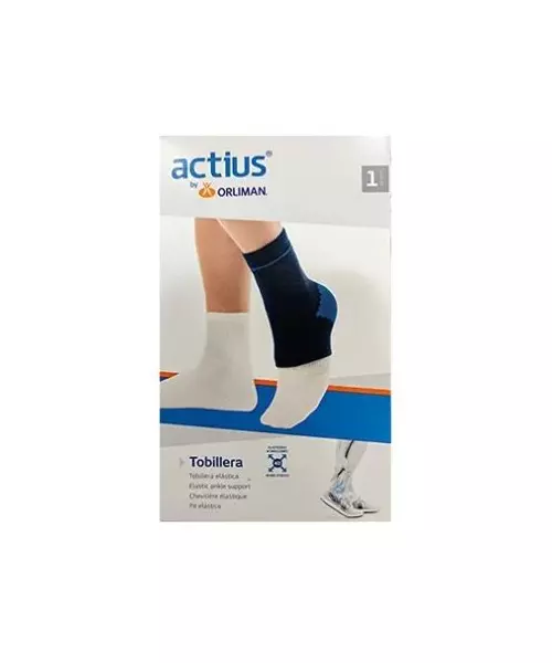 Actius Elastic Ankle Support - large