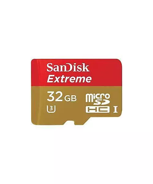 SANDISK Extreme microSDHC 32GB + SD Adapter - 100MB/s