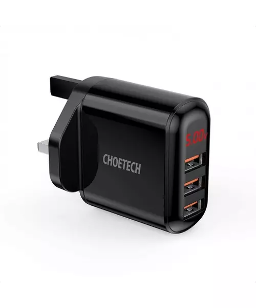 Choetech Q5009 Wall Charger 3.4A 3port w/Display