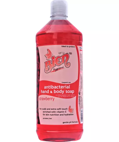 Antibacterial Hand & Body Soap | Strawberry 1.1L