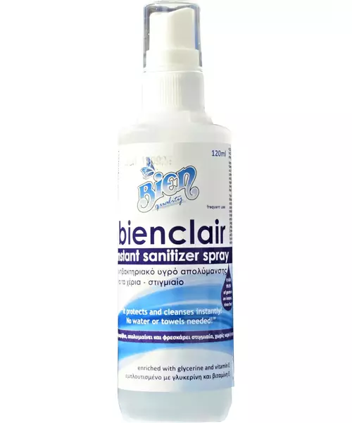 Bienclair Instant Sanitizer Spray 70% Alcohol (Ethanol)| 100ml