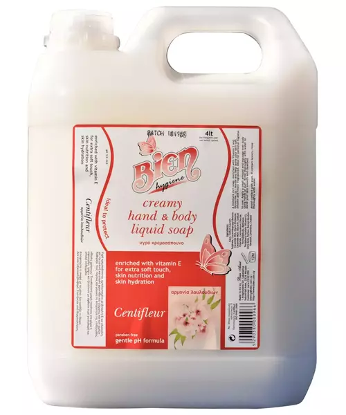 Creamy Hand & Body Liquid Soap | Centifleur 4L