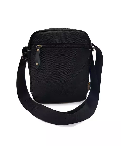 Leastat semi-leather shoulder bag 9708