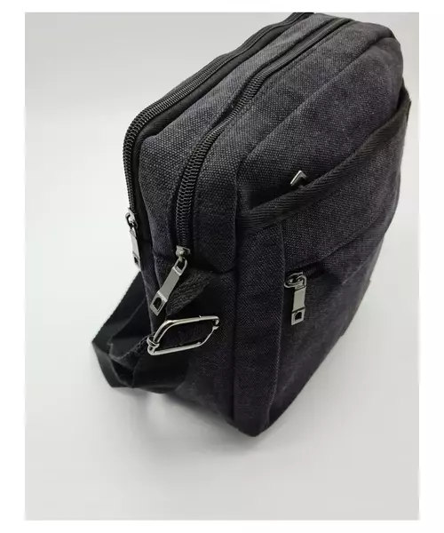 Across canvas shoulder bag gray color 8611