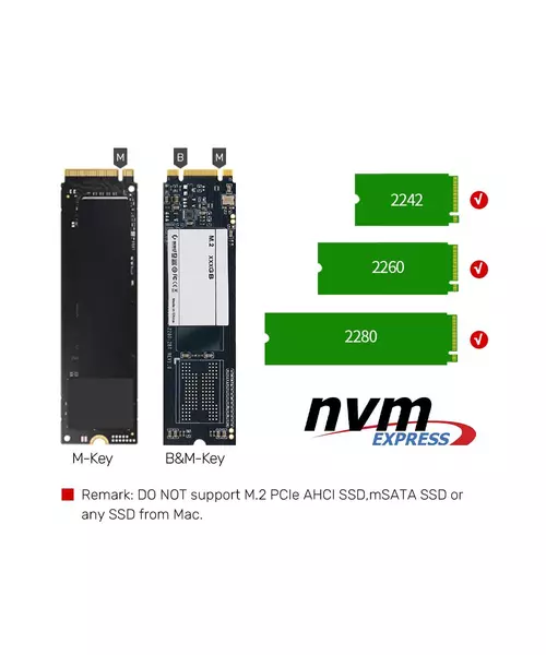 Unitek S1207A 10G PCIe / NVMe SSD Docking Station