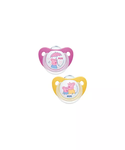 NUK SIL SOOTHER S2 (PEPPA GIRL) 2/B