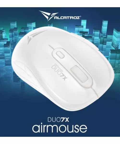 Alcatroz Airmouse Duo 7X Wireless/BT Mouse White