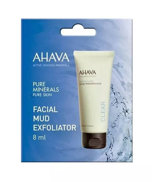 Ahava Time To Clear Facial Mud Exfoliator 8ml
