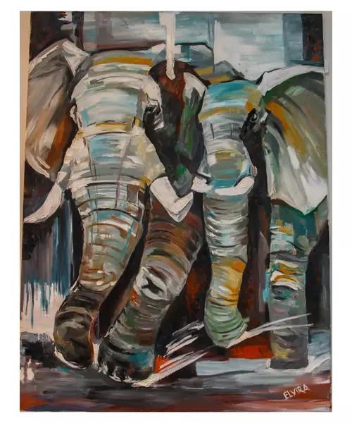 ‘’Elephants’’ Original painting