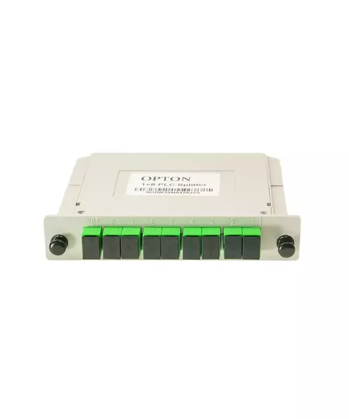 Opton PLC Fiber Splitter Cassette 1x8 SCP/APC