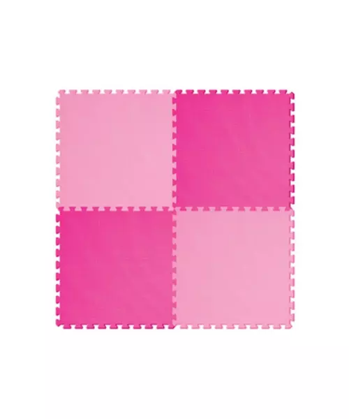 Παζλ Πατώματος (4τμχ) Μη Φθαλικό (60x60x1,2cm) σε Ροζ Χρωματισμούς Πληρεί Όλα τα Πιστοποιητικά Καταλληλότητας