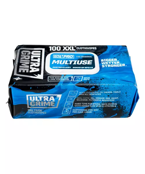 Ultragrime® Pro Multiuse Υγρά Μαντηλάκια XXL Πολλαπλών Χρήσεων