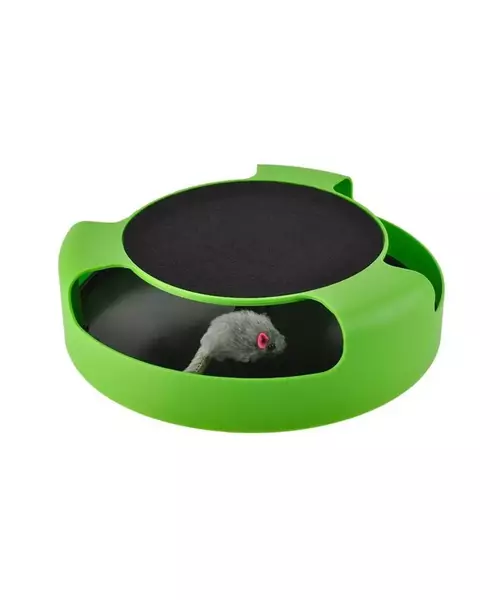 Παιχνίδι Κίνησης για Γάτες Catch the mouse σε πράσινο χρώμα