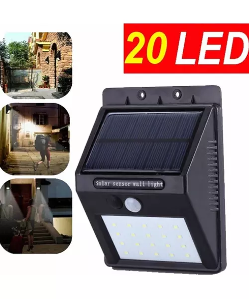 Φωτιστικό ηλιακό με αισθητήρα κίνησης 20 LED