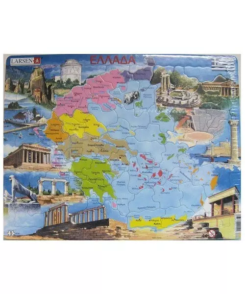 Puzzle της Ελλάδας (Στα Ελληνικά)