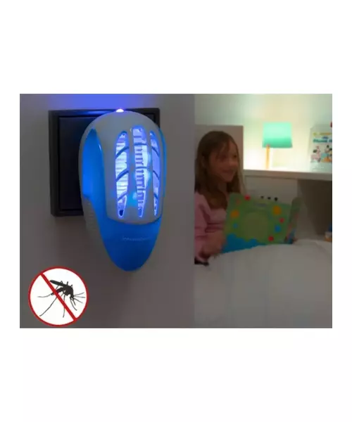 Αντικουνουπική Συσκευή Πρίζας Σπιτίου με Υπερώδες Φώς LED V0101141 &#8211; Innovagoods