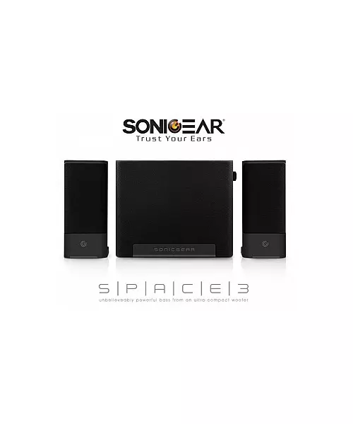 SonicGear Space3 2.1 Hi-Fi BT/USB/FM Speakers 40W