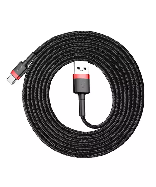 Baseus Cafule Braided Type-C Cable 2A 3m Black