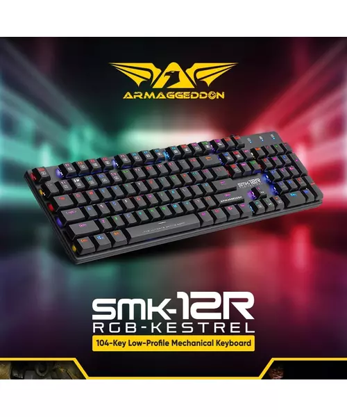 Armaggeddon SMK 12R RGB Kestrel Outemu Red  Switch Mechanical Keyboard
