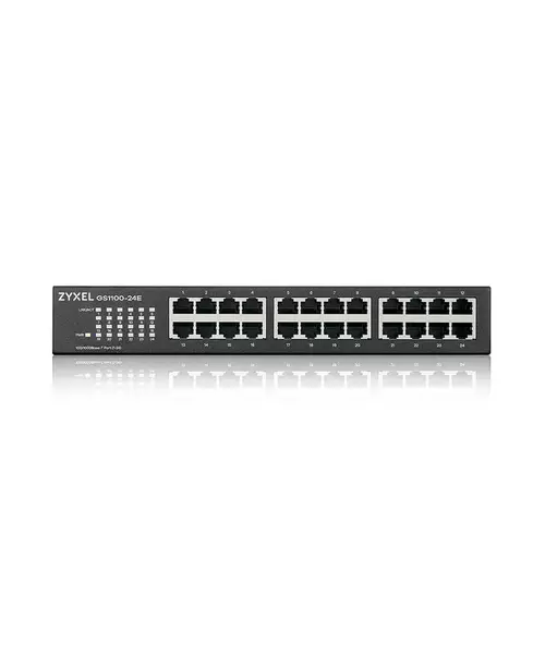 Zyxel 24-Port Gigabit Ethernet Switch R/M GS1100-24E