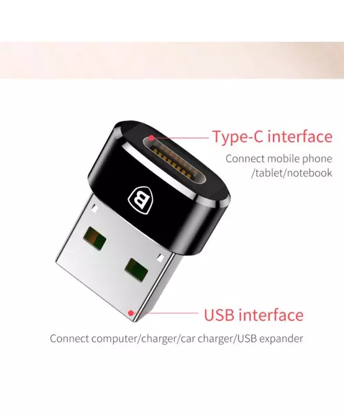 Baseus Adaptor USB-C Female to USB-A Male