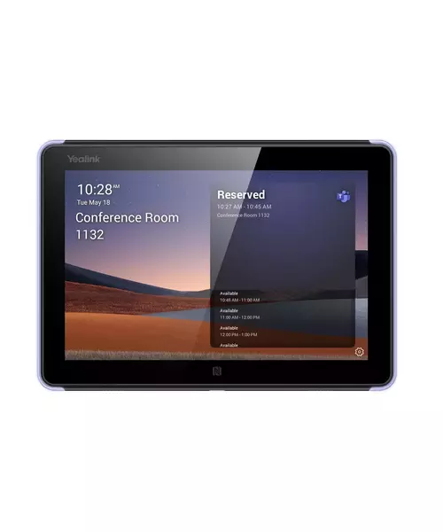 Yealink All-In-One Meeting Room Scheduling Panel for Teams or Zoom