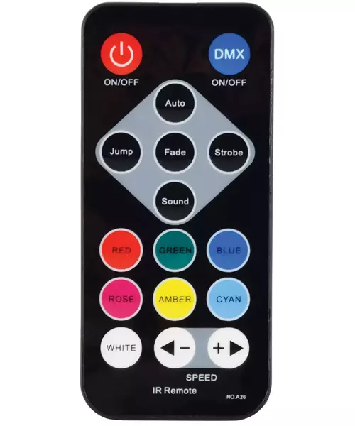 QTX PAR-180 High Power RGB PAR Light Remote 154.038UK