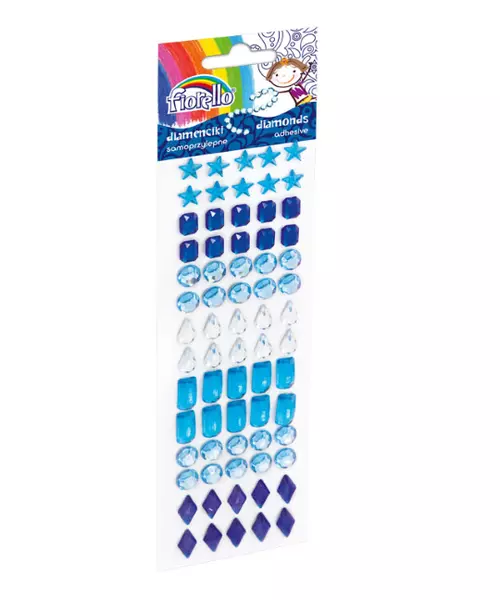 Diamond stickers Fiorello Blue