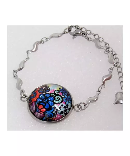 "Flowers-4" Chain Bracelet