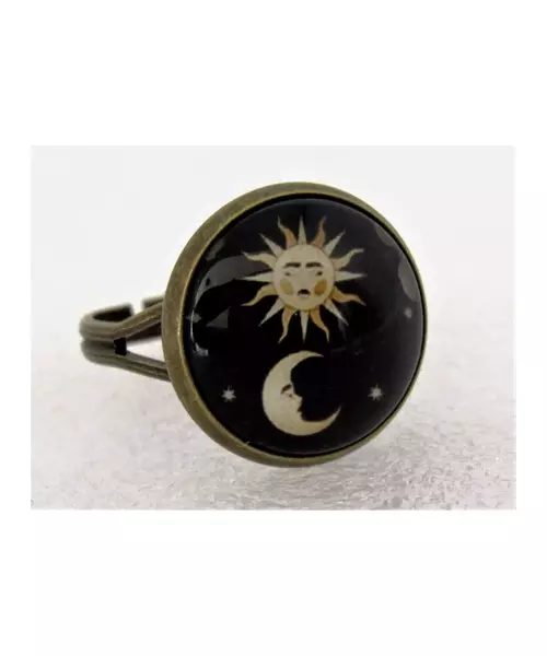 "Sun & Moon" Ring